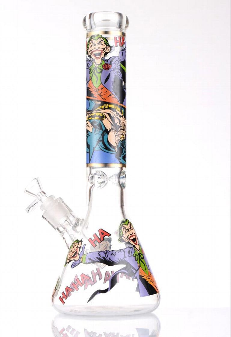 14" 7mm Joker & Batman Beaker Bong