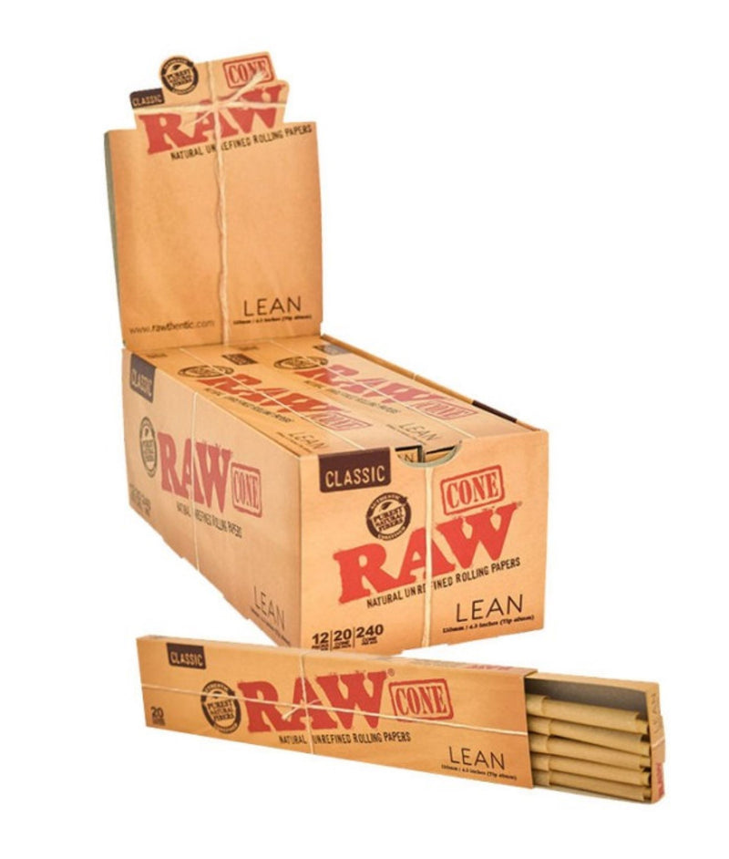 RAW Pre-Rolled Cones Classic King Size LEAN 20/pack - Big Dog Distribution Ltd.