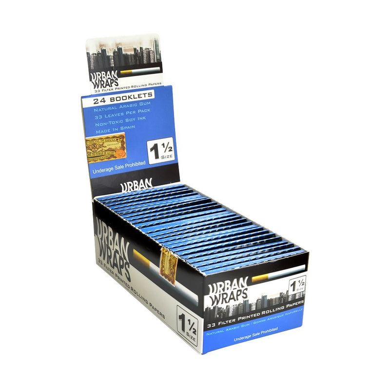 Urban Wraps Filter Printed Rolling Papers - 1 ½