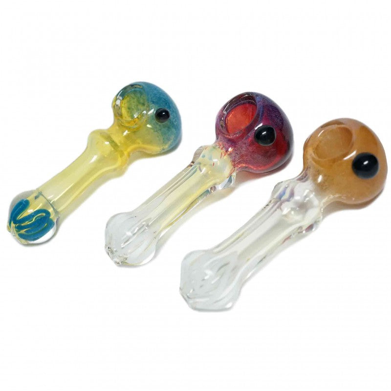 5" Heavy Glass One Ring Hand Pipe - Assorted Colours - Big Dog Distribution Ltd.