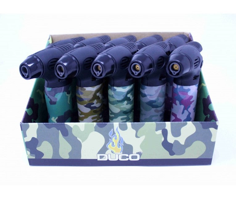 DUCO Easy Grip Torch Lighter, Camouglage 10/Display - Big Dog Distribution Ltd.