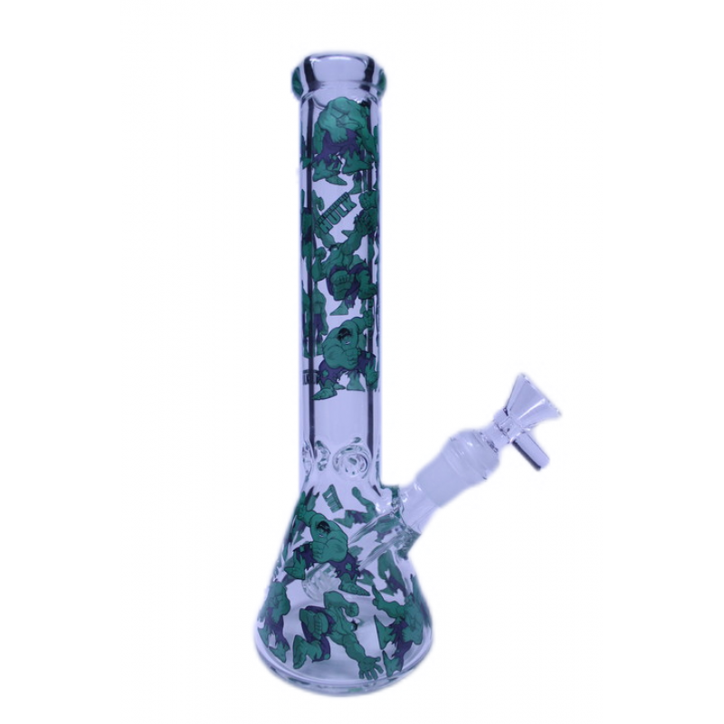 10" Cartoon Patterns Beaker Bong - Big Dog Distribution Ltd.