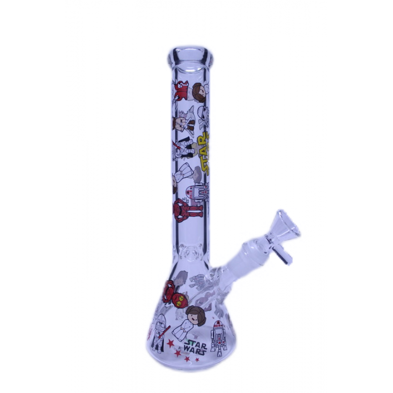 10" Cartoon Patterns Beaker Bong - Big Dog Distribution Ltd.