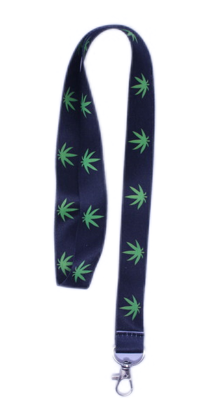 Bob Marley & Hemp Leaf Lanyard - 10" x 1" Assorted