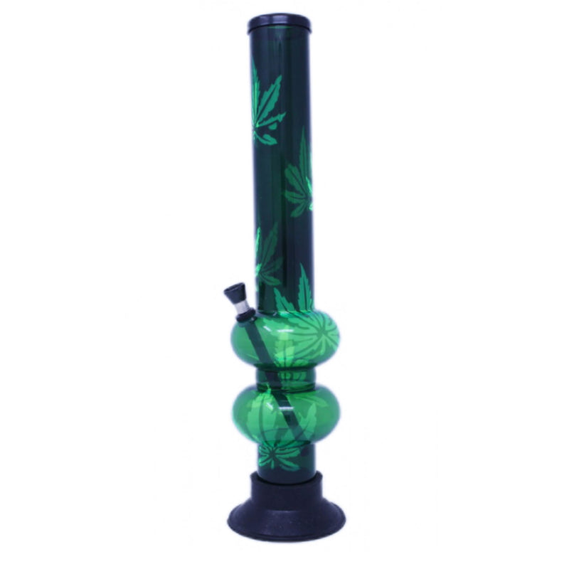 16" Acrylic Leaf Print Bong - Big Dog Distribution Ltd.