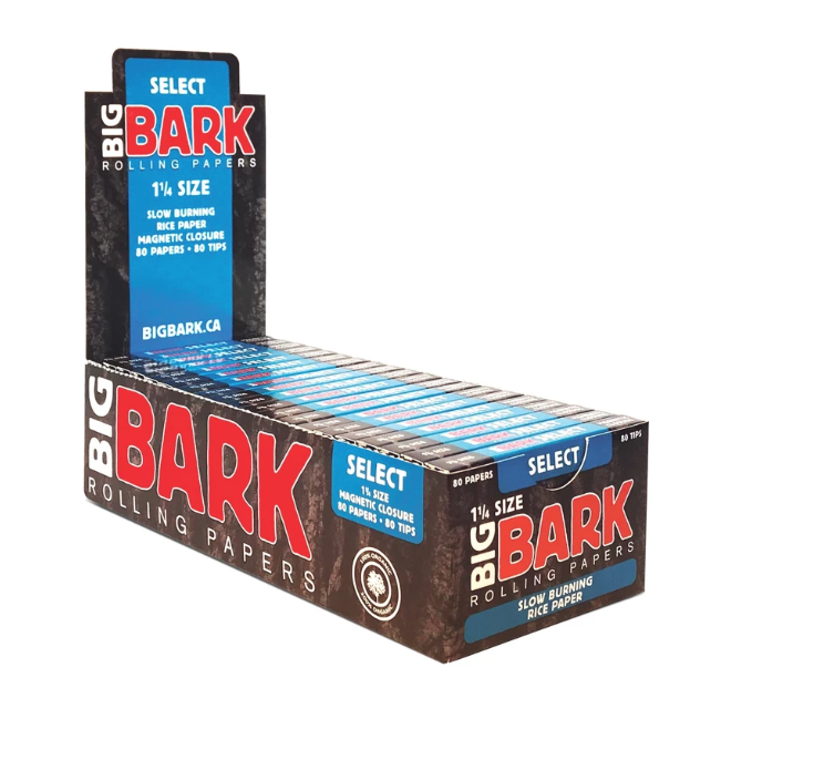 Big Bark 1¼ Select Rolling Papers with Tips - 80/Pack