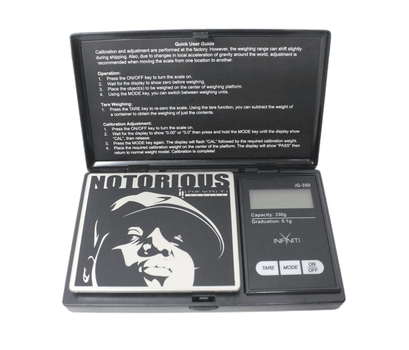 NOTORIOUS BIG G-FORCE SCALE, 350G X 0.1G