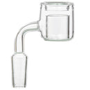 14mm 90 Degree Male Thermal Double-Wall Quartz Banger - Big Dog Distribution Ltd.