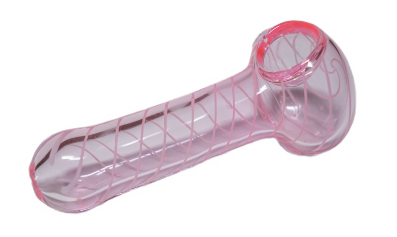 4" Pink Hand Pipe -  Assorted Design - Big Dog Distribution Ltd.