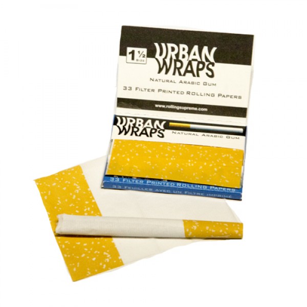 Urban Wraps Filter Printed Rolling Papers - 1 ½