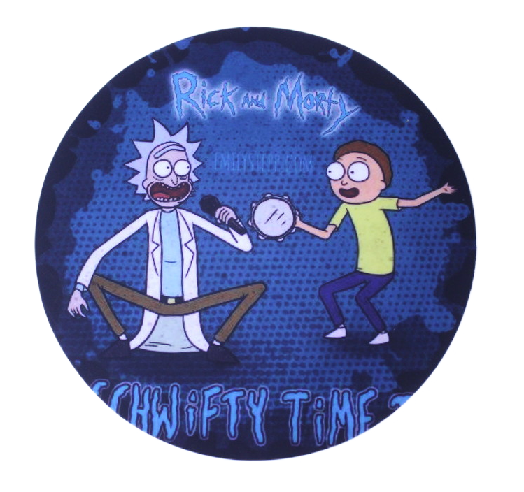 6" Rick & Morty Silicone Dab Mat