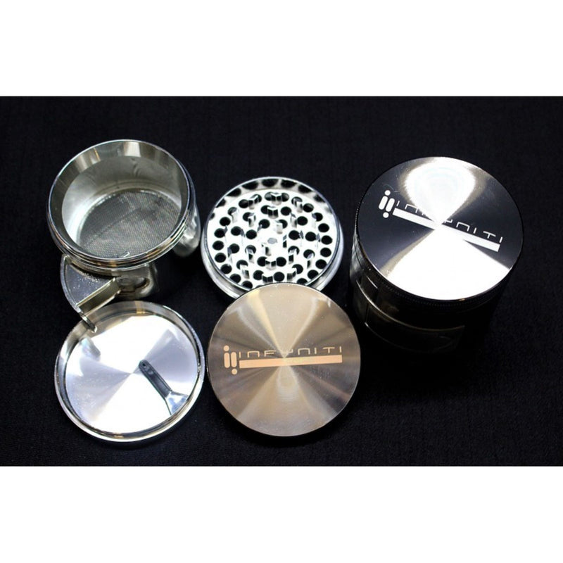 63mm - Infyniti 4-piece Grinder with Side Drawer - Big Dog Distribution Ltd.