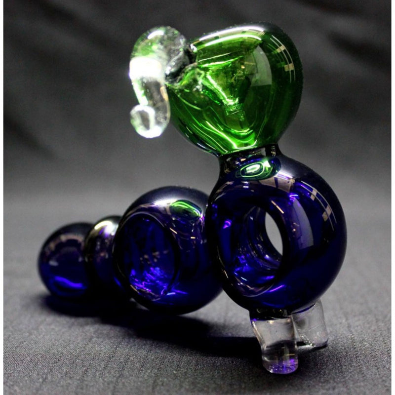 4.5" Two Rings Glass Hand Pipe - Big Dog Distribution Ltd.