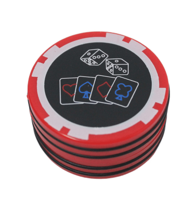 Poker Design Grinder - 46mm 2-Piece