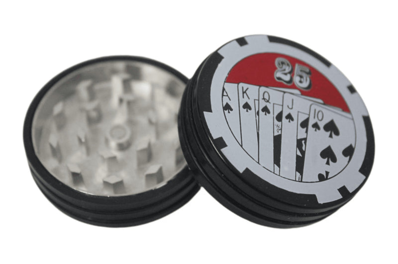 Poker Design Grinder - 46mm 2-Piece