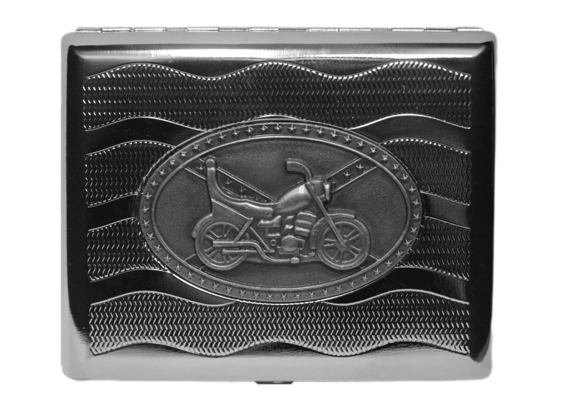 Embossed Cigarettes Case - 4"x3.5" - 12 Pack