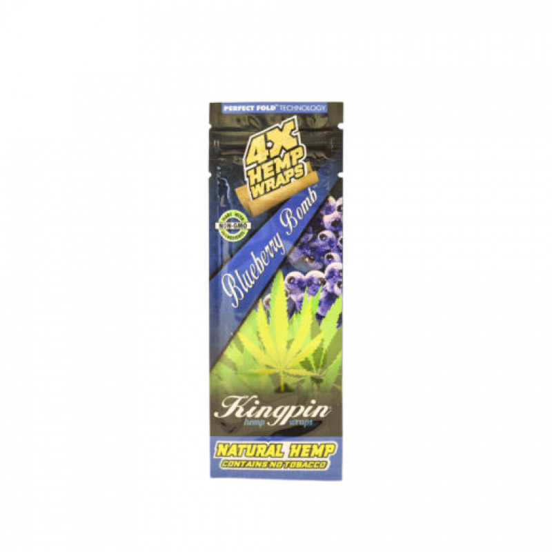 Kingpin Hemp Wraps - 25 Packs/Box