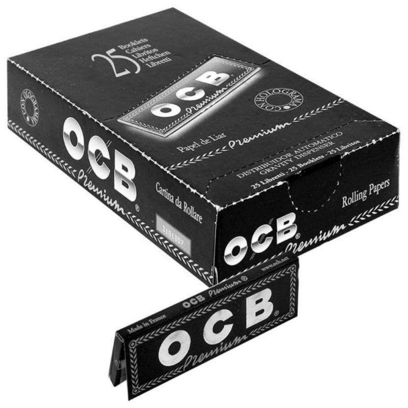 OCB Premium Black 1 1/4 - 25 Packs/ Box - Big Dog Distribution Ltd.