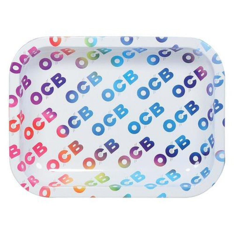 OCB Rainbow Metal Rolling Tray - Small - 7.5"x5.5"