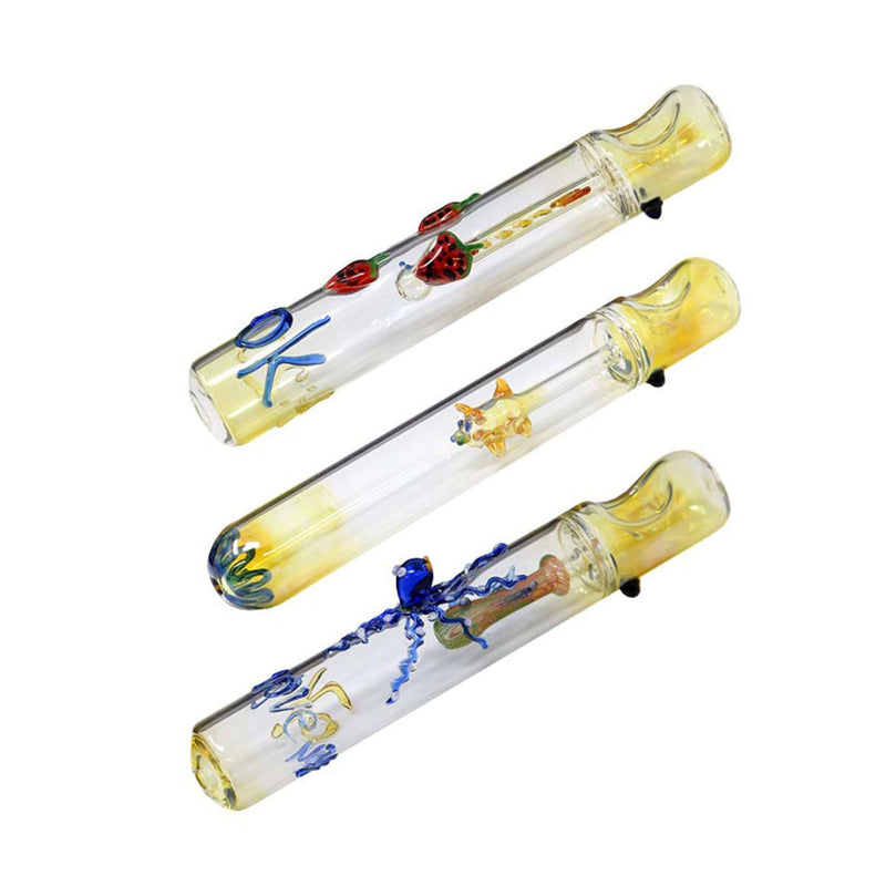 8" Steamroller Glass Hand Pipe - Big Dog Distribution Ltd.