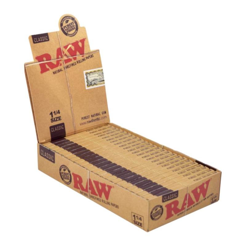 RAW Classic 1¼ Rolling Papers - 24 Packs/Box - Big Dog Distribution Ltd.