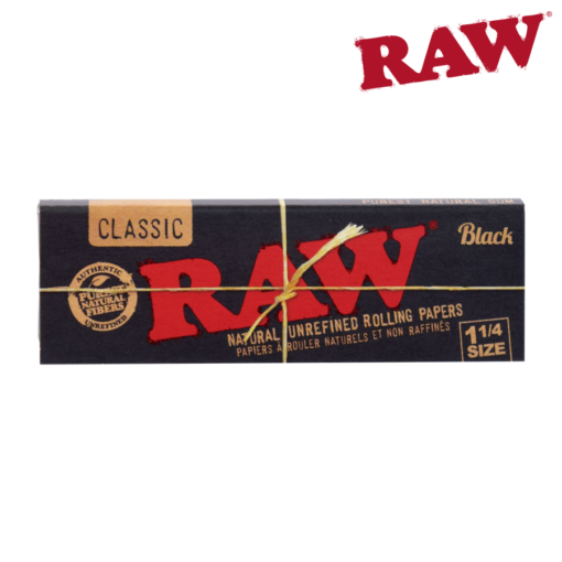 RAW BLACK 1¼ - 24 Packs/Box