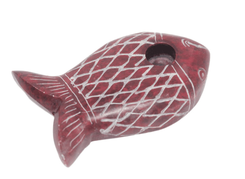 Stone Hand Pipe - Fish - Big Dog Distribution Ltd.