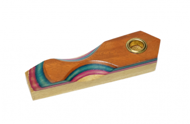 4" Wood Pipe - Assorted Colours - Big Dog Distribution Ltd.