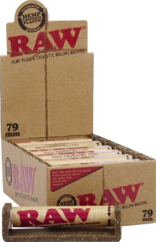 RAW Hemp Plastic Roller 79mm - Box of 12 - Big Dog Distribution Ltd.