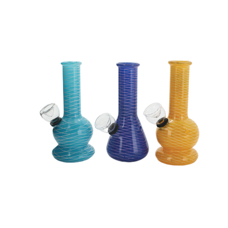 5" Stripe Design Water Pipe - Assorted Colors