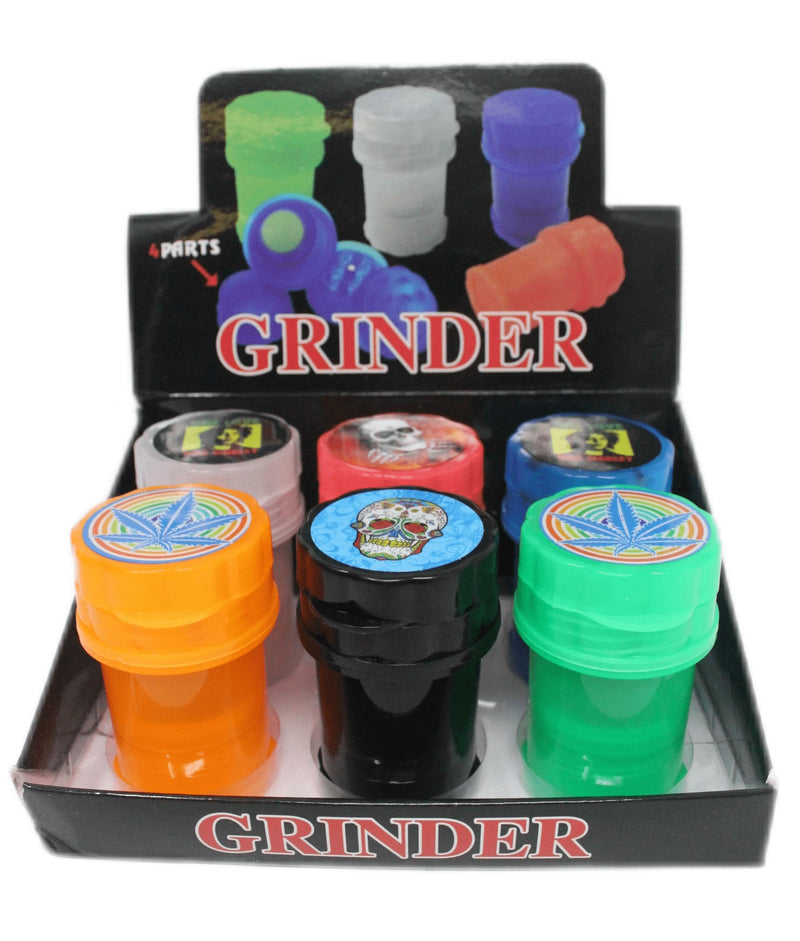 Tall Acrylic Grinder - 58mm 4-Piece - Big Dog Distribution Ltd.